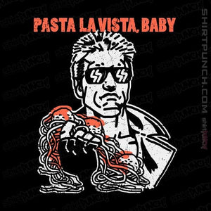 Shirts Magnets / 3"x3" / Black Pasta La Vista