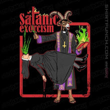 Load image into Gallery viewer, Shirts Magnets / 3&quot;x3&quot; / Black Satanic Exorcism
