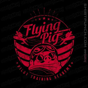 Shirts Magnets / 3"x3" / Black Flying Pig