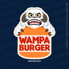 Load image into Gallery viewer, Daily_Deal_Shirts Magnets / 3&quot;x3&quot; / Navy Wampa Burger
