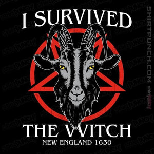 Daily_Deal_Shirts Magnets / 3"x3" / Black I Survived The VVitch