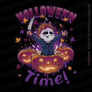 Daily_Deal_Shirts Magnets / 3"x3" / Black Halloween Time!