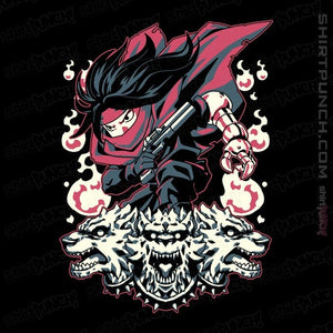 Secret_Shirts Magnets / 3"x3" / Black FF7 Cerberus