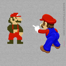 Load image into Gallery viewer, Shirts Magnets / 3&quot;x3&quot; / Sports Grey Mario Spider-Meme

