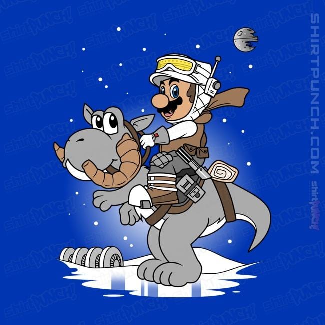 Shirts Magnets / 3"x3" / Royal Blue Mario Strikes Back