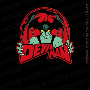 Shirts Magnets / 3"x3" / Black Devilman Mascot