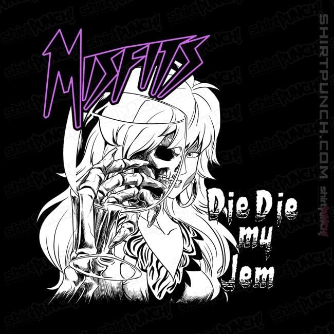 Shirts Magnets / 3"x3" / Black Die Die My Jem