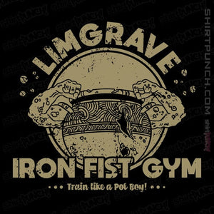Daily_Deal_Shirts Magnets / 3"x3" / Black Limgrave Iron Fist Gym