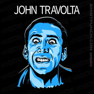 Daily_Deal_Shirts Magnets / 3"x3" / Black John Travolta