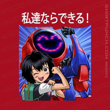 Load image into Gallery viewer, Shirts Magnets / 3&quot;x3&quot; / Red Peni Can Do Whatever A Spider Can
