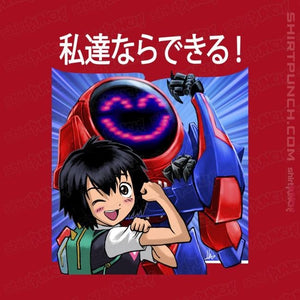 Shirts Magnets / 3"x3" / Red Peni Can Do Whatever A Spider Can
