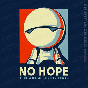 Shirts Magnets / 3"x3" / Navy No Hope