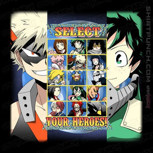 Secret_Shirts Magnets / 3"x3" / Black Hero  Select