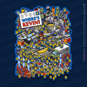 Secret_Shirts Magnets / 3"x3" / Navy Where's Kevin