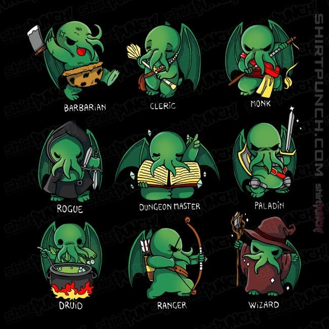 Shirts Magnets / 3"x3" / Black Cthulhu Roles
