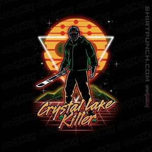 Shirts Magnets / 3"x3" / Black Retro Camper Killer