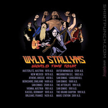 Load image into Gallery viewer, Shirts Magnets / 3&quot;x3&quot; / Black World Time Tour
