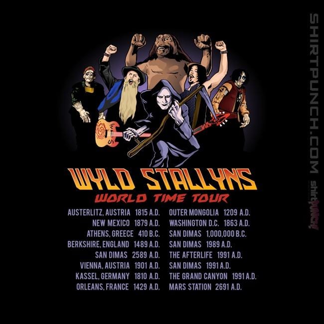 Shirts Magnets / 3"x3" / Black World Time Tour