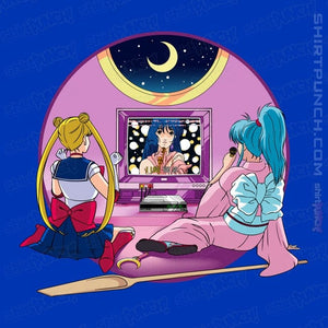 Daily_Deal_Shirts Magnets / 3"x3" / Royal Blue Anime At Home