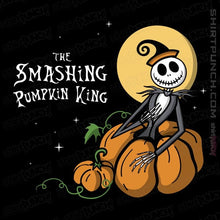 Load image into Gallery viewer, Daily_Deal_Shirts Magnets / 3&quot;x3&quot; / Black The Smashing Pumpkin King
