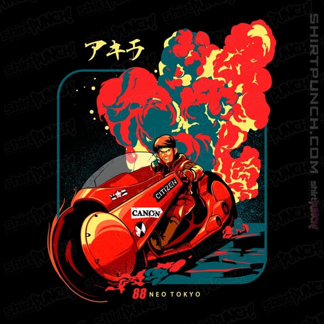 Daily_Deal_Shirts Magnets / 3"x3" / Black Akira 88