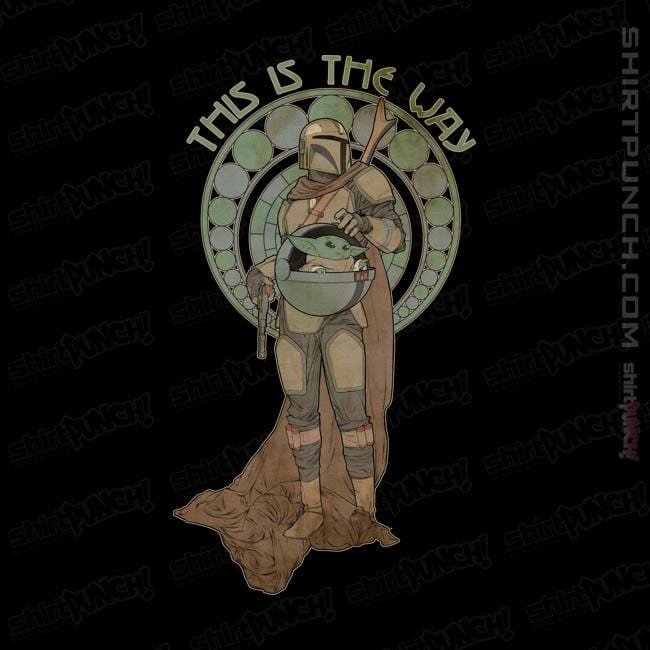 Shirts Magnets / 3"x3" / Black Mando Nouveau