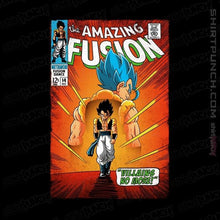 Load image into Gallery viewer, Shirts Magnets / 3&quot;x3&quot; / Black The Amazing Fusion
