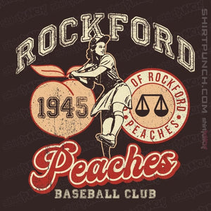 Daily_Deal_Shirts Magnets / 3"x3" / Dark Chocolate Rockford Peaches