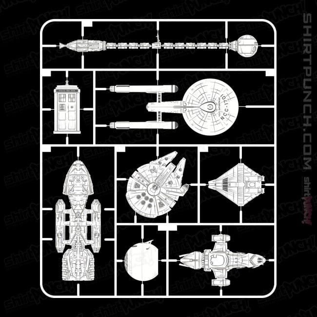 Secret_Shirts Magnets / 3"x3" / Black Space Battle Kit