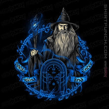 Load image into Gallery viewer, Daily_Deal_Shirts Magnets / 3&quot;x3&quot; / Black The Gray Wizard
