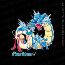 Load image into Gallery viewer, Shirts Magnets / 3&quot;x3&quot; / Black Pretty Guardian Trainer Neptune
