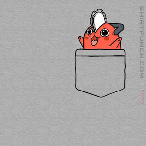 Secret_Shirts Magnets / 3"x3" / Sports Grey Pocket Pochita