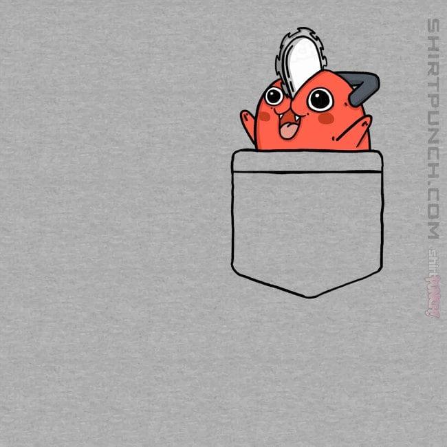 Secret_Shirts Magnets / 3"x3" / Sports Grey Pocket Pochita