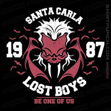 Load image into Gallery viewer, Daily_Deal_Shirts Magnets / 3&quot;x3&quot; / Black Santa Carla Boys
