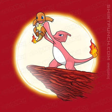 Load image into Gallery viewer, Shirts Magnets / 3&quot;x3&quot; / Red PokeKing

