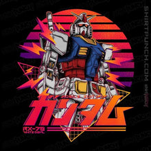 Load image into Gallery viewer, Secret_Shirts Magnets / 3&quot;x3&quot; / Black Gundam 78 Retro
