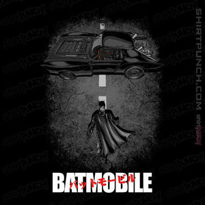 Daily_Deal_Shirts Magnets / 3"x3" / Black To The Batmobile