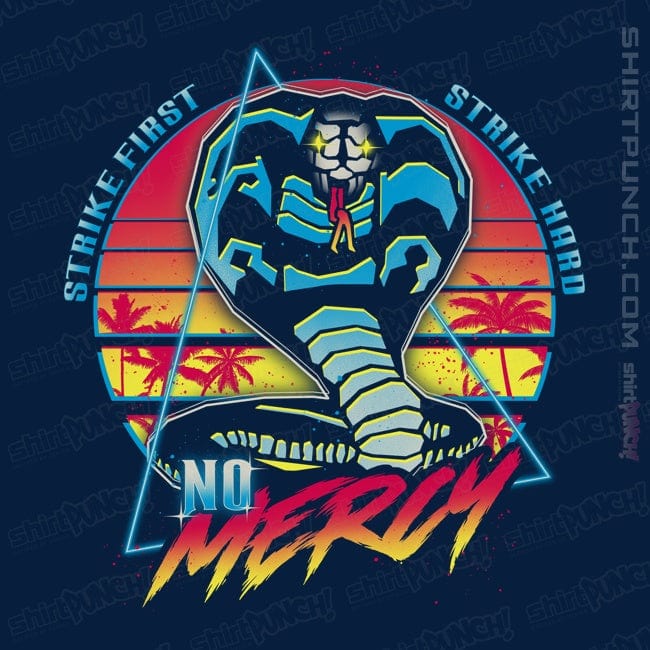 Secret_Shirts Magnets / 3"x3" / Navy Retro Cobra