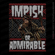Load image into Gallery viewer, Shirts Magnets / 3&quot;x3&quot; / Black Impish Or Admirable
