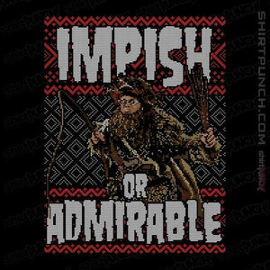 Shirts Magnets / 3"x3" / Black Impish Or Admirable