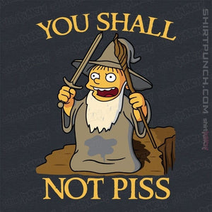 Shirts Magnets / 3"x3" / Dark Heather You Shall Not Piss