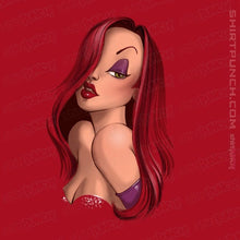 Load image into Gallery viewer, Shirts Magnets / 3&quot;x3&quot; / Red Lady In Red
