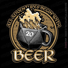 Load image into Gallery viewer, Secret_Shirts Magnets / 3&quot;x3&quot; / Black Beer Adventures
