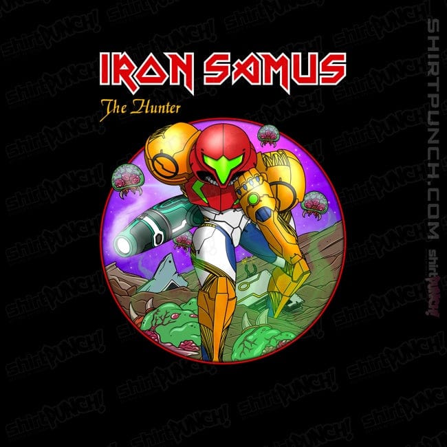 Daily_Deal_Shirts Magnets / 3"x3" / Black Iron Samus