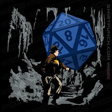 Load image into Gallery viewer, Daily_Deal_Shirts Magnets / 3&quot;x3&quot; / Black Indy And The Dice Of Doom
