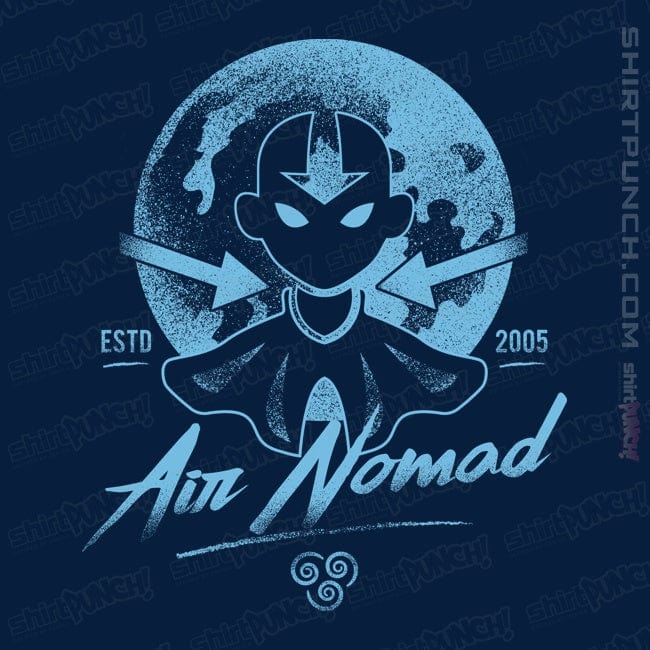Shirts Magnets / 3"x3" / Navy Moonlight Air Nomad