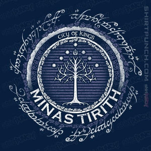 Shirts Magnets / 3"x3" / Navy Minas Tirith