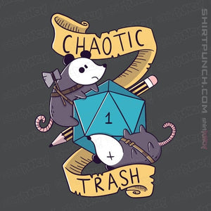 Daily_Deal_Shirts Magnets / 3"x3" / Charcoal Chaotic Trash