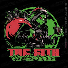 Load image into Gallery viewer, Daily_Deal_Shirts Magnets / 3&quot;x3&quot; / Black The Sith Who Stole Christmas
