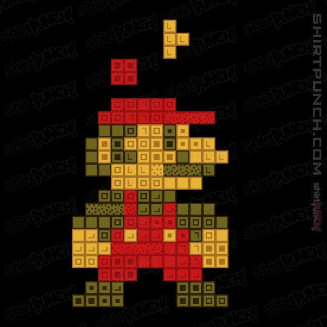 Daily_Deal_Shirts Magnets / 3"x3" / Black Retro Puzzle
